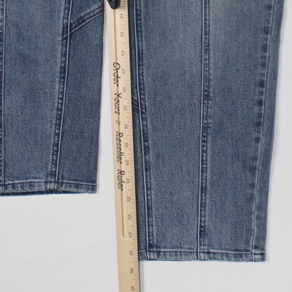 Pilcro Anthropologie Front Pocket 25" Crop Jeans Boho Stretch Women Size 27 (J3) - Picture 6 of 8